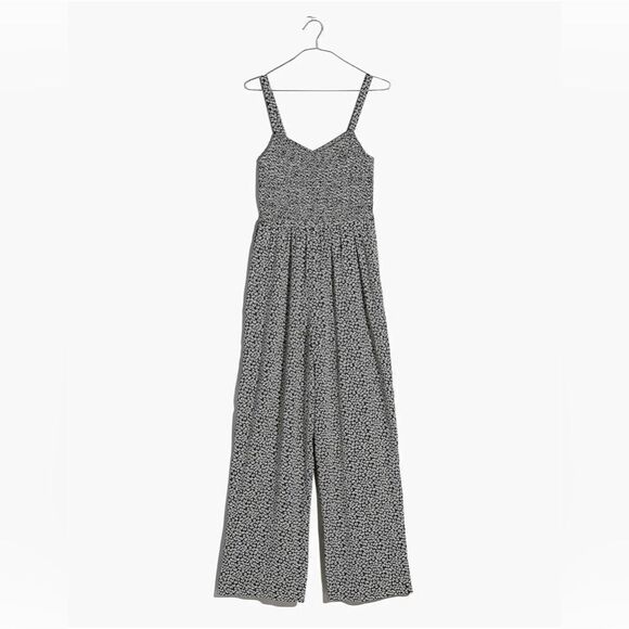 NWT MADEWELL Lucie Wide-Leg Jumpsuit in Micro Daisy - Picture 6 of 13